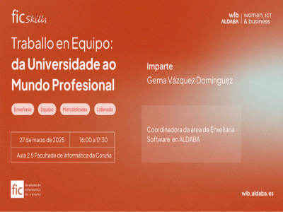 Ficskills charlas  para jóvenes cátedra ALDABA-WIB